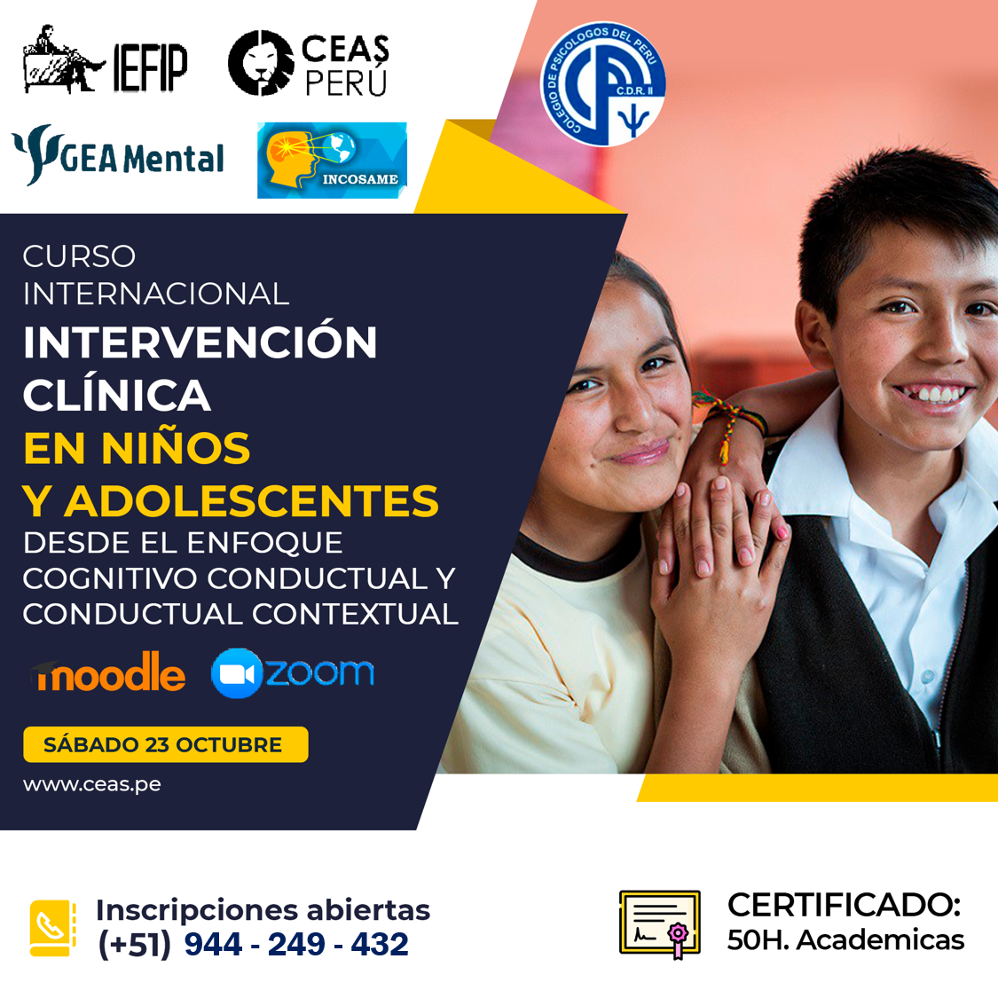 Course Image Intervención Clínica en Niños y Adolescentes