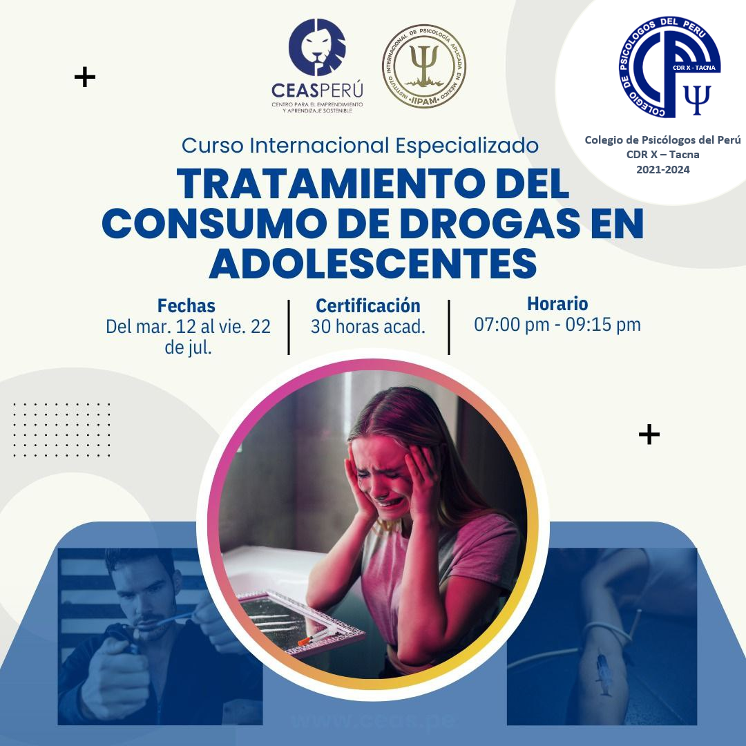 Course Image TRATAMIENTO DEL CONSUMO DE DROGAS EN ADOLESCENTES