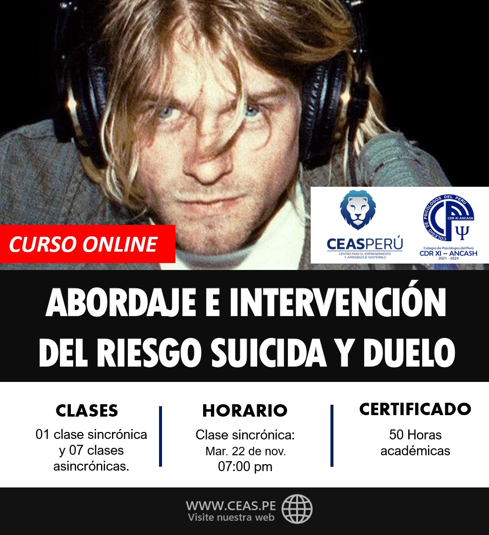 Course Image ABORDAJE DEL RIESGO SUICIDA Y DUELO
