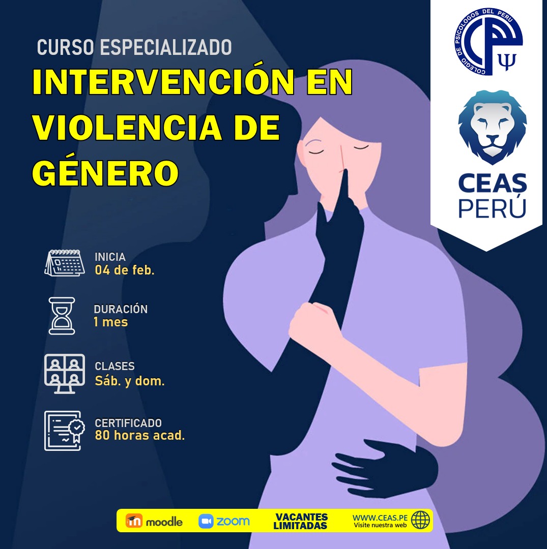 Course Image CURSO ESPECIALIZADO EN VIOLENCIA DE GÉNERO 